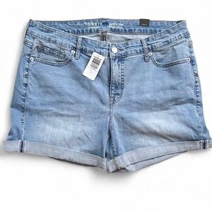Torrid Light Blue Jean Shorts NWT